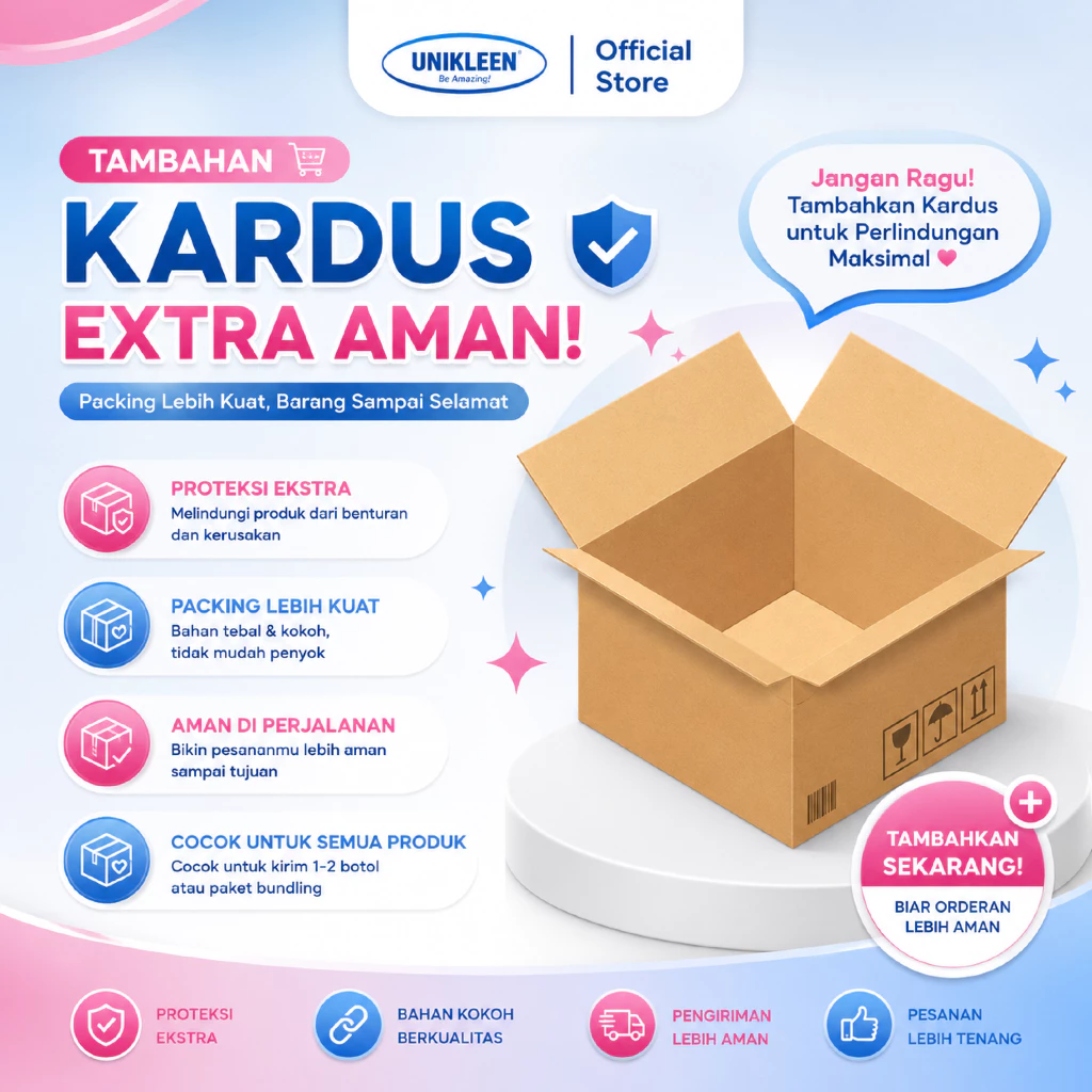 Unikleen By Adreena - Tambahan Kardus Packing