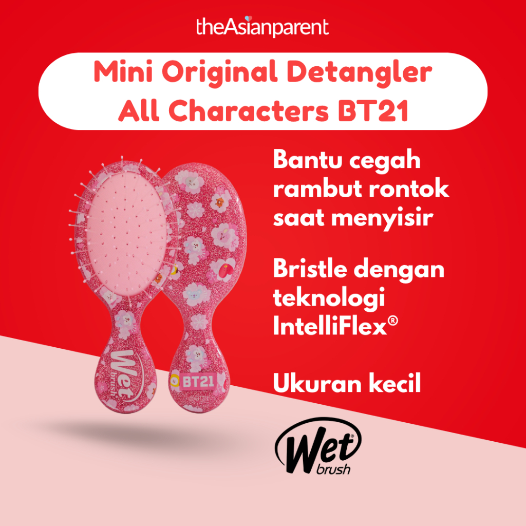 Wet Brush BT21 Mini Characters, Intelliflex Technology