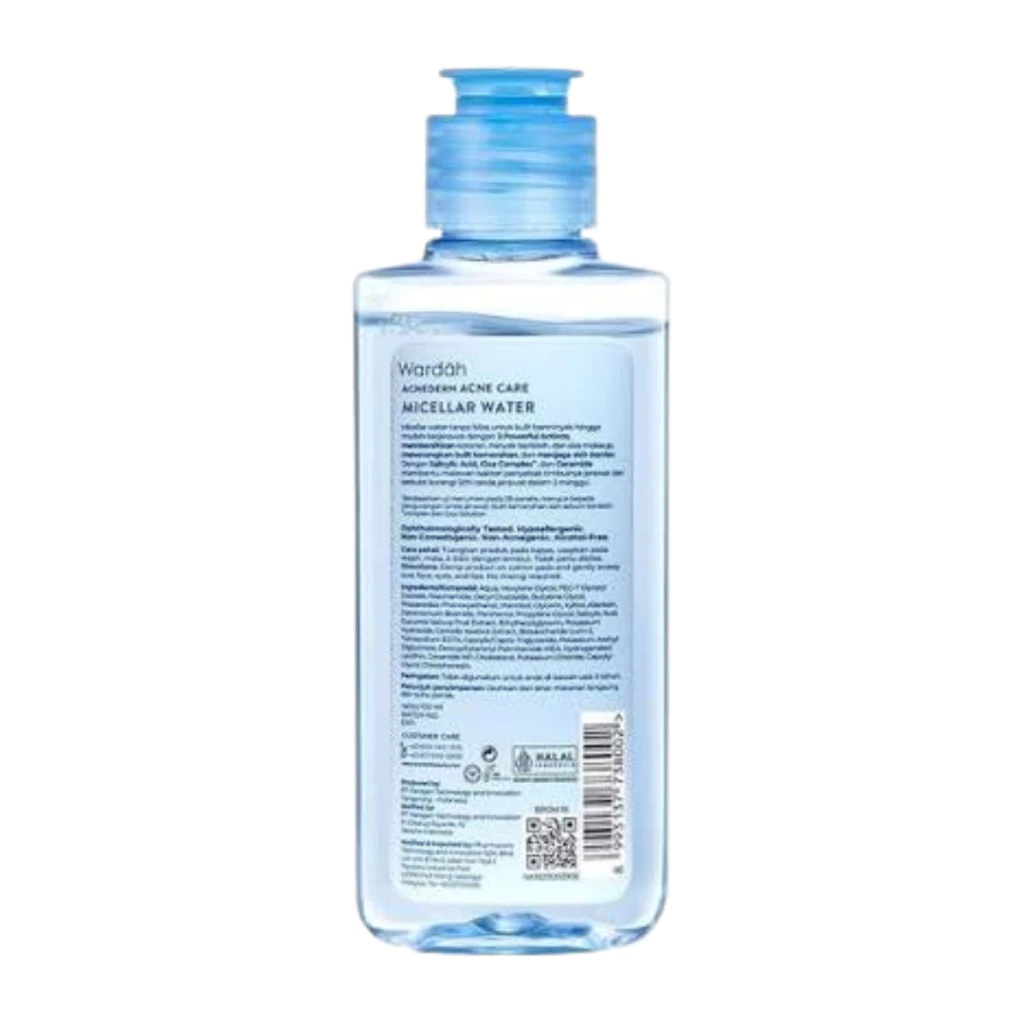 Wardah Acnederm Acne Care Micellar Water 100ML / Distributor Cream Ori - Gambar 4