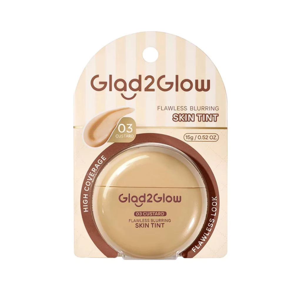 GLAD2GLOW Flawless Blurring Skin Tint 15Gr -Make up / Distributor Cream Ori - Gambar 4