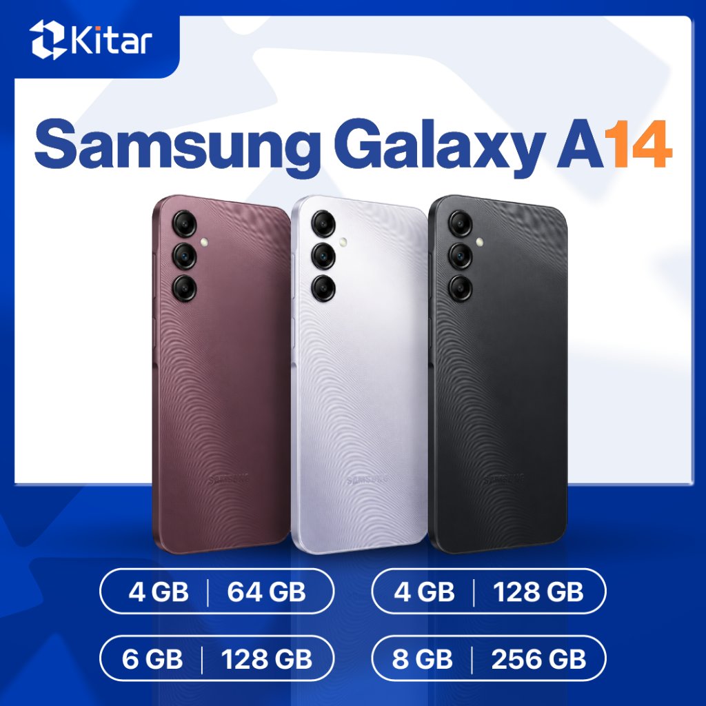 Samsung A14 Second Resmi ex SEIN Beacukai IMEI Permanen 100% Original FULLSET 128GB - Gambar 2