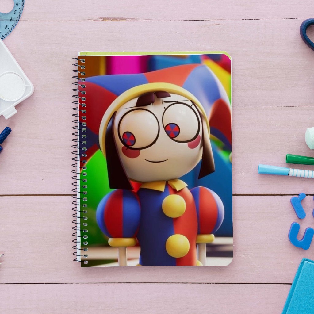POMNI THE AMAZING DIGITAL CIRCUS drawing Notebook / Journal Book - A5 ...