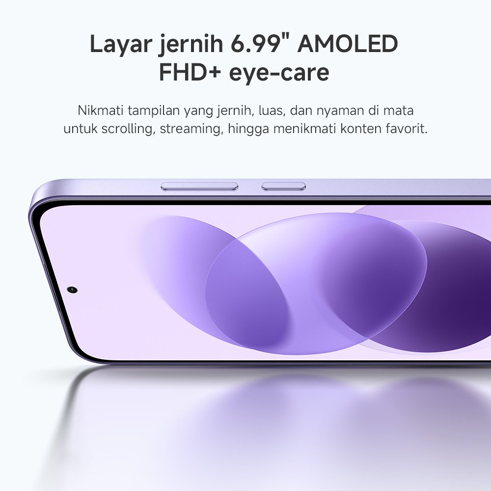 Xiaomi REDMI Note 17 (6GB+128GB) (6GB+256GB) / REDMI Note 17 5G (6GB+128GB) (8GB+256GB) / 7700mAh & 45W Turbo Charging / Layar jernih 6.99" AMOLED FHD+ eye-care / IP65 Tahan Debu & Percikan Air / Prosesor Snapdragon® 4 Gen 4* [Xiaomi Official Store] - Gambar 4