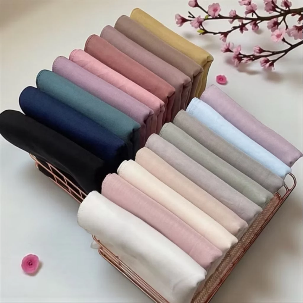 HIJAB Segi Empat PARIS Jadul ORI Sadika / PARIS Jadul Bahan Katun Paris