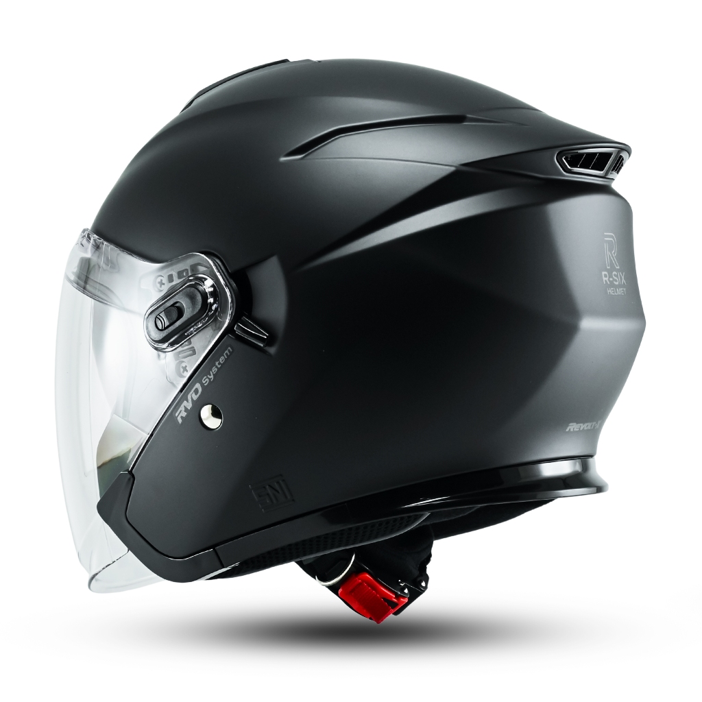 Helm Rsix Revolt X Motorcycle Half Face Double Visor SNI Terbaru - Gambar 3