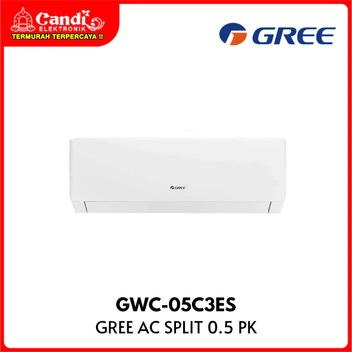 GREE Air Conditioner AC Split 0,5 PK Deluxe Low Watt GWC-05C3ES