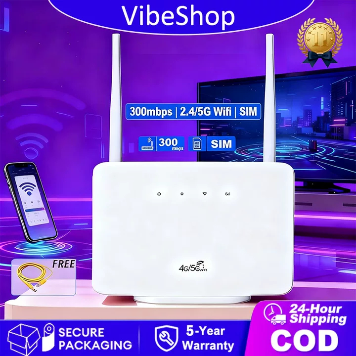 300Mbps WiFi 2.4Ghz Original Modem 5G Router wifi Modem Unlimited WiFi ...