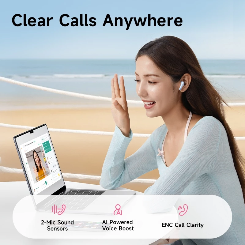 Baseus Bass BS2 Lite True Wireless Bluetooth Earphones SuperBass Enhanced Sound - Gambar 4