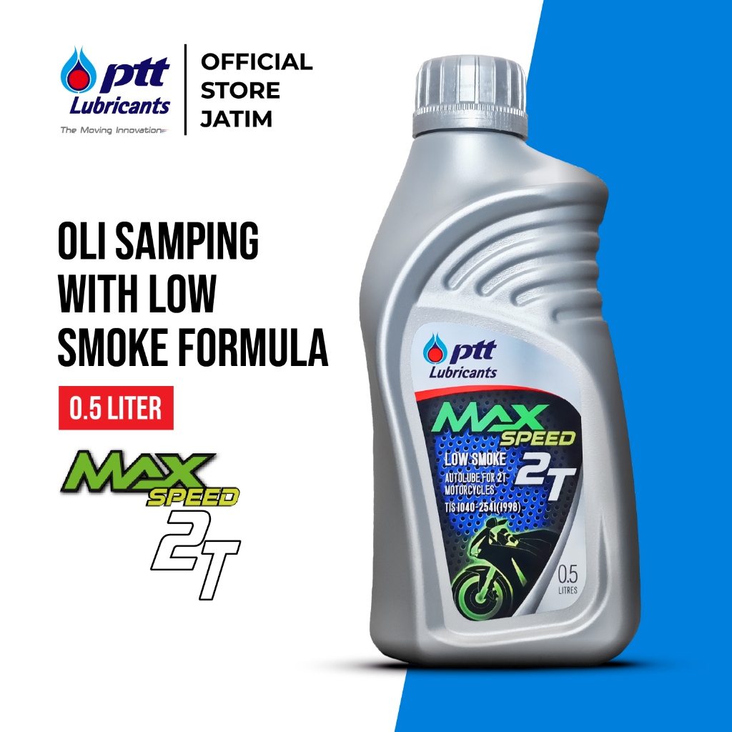 PTT Lubricants Oli Samping Maxspeed Low Smoke 2T 0.5L