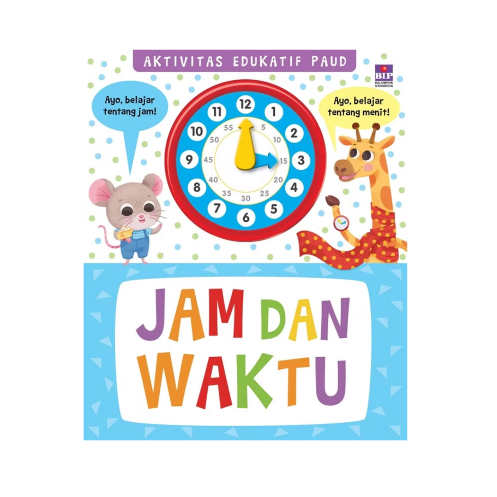 BUKU AKTIVITAS EDUKATIF PAUD: JAM DAN WAKTU (BOARDBOOK) - GRAMEDIA AEON MALL BSD - Gambar 3