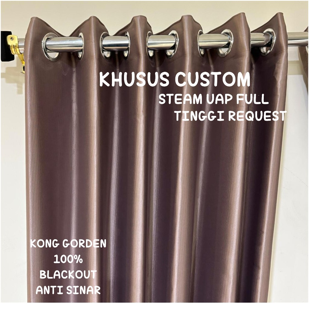 KONG GORDEN BLACKOUT 100% dan 90% ANTISINAR khusus CUSTOM 6 9 12 15 20 24GELOMBANG TINGGI REQUEST - Gambar 4