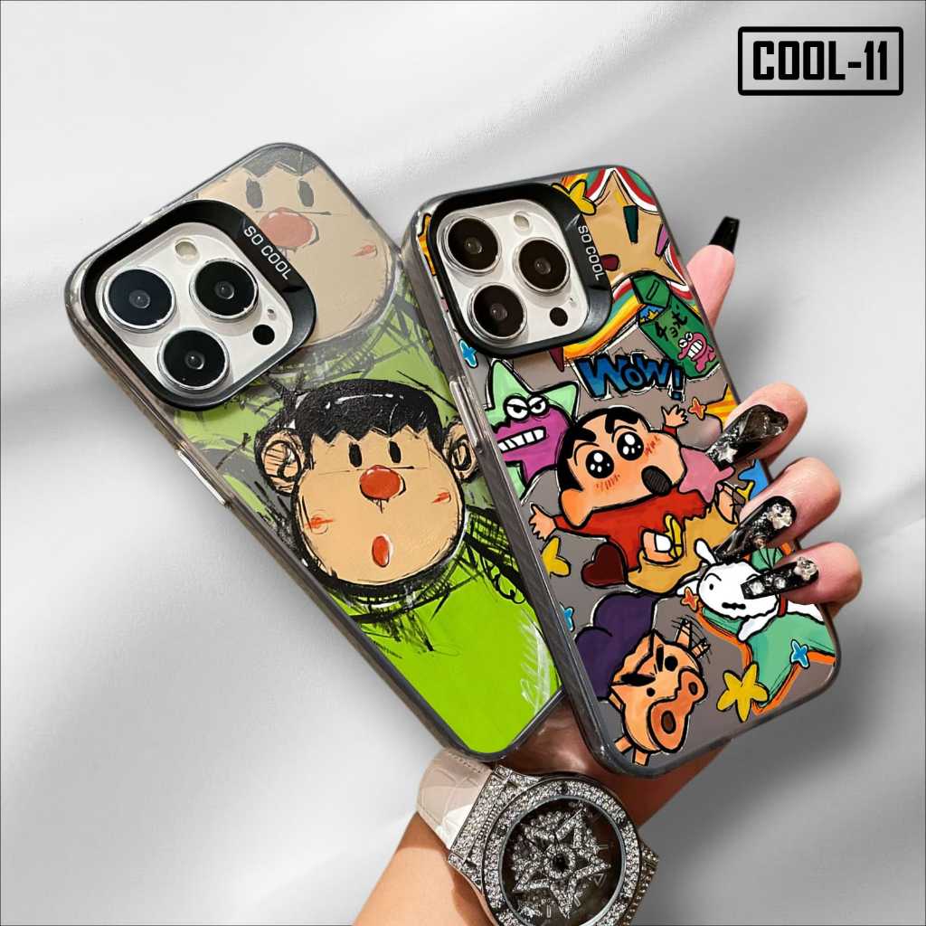 Case Gambar Realme 10 4G Realme 10 Pro Realme 10 Pro Plus Realme 11 4G Realme 11 Pro Realme 11 Pro Plus Realme 12 5G Realme 12 Plus Realme 12 Pro Plus Realme 13 4G Realme 13 Plus Case gambar Crayon Shincan Kartun lucu COOL-11 Case Hologram Imd