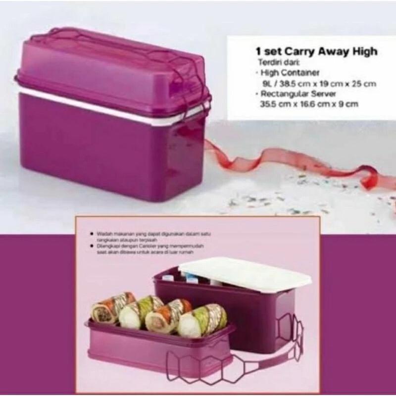 Tupperware High Carry Away. super large food container | Shopee Singapore