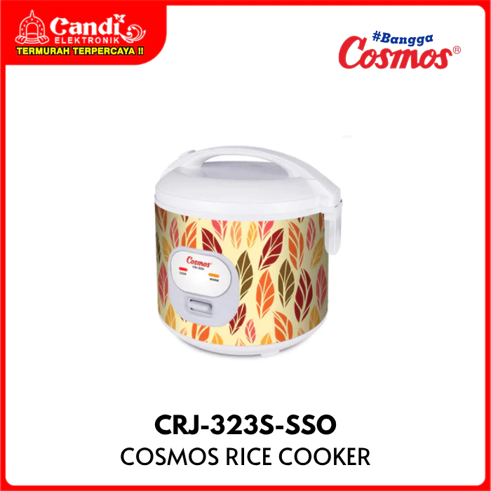 COSMOS Rice Cooker 1,8 Liter Anti Lengket CRJ-323S-SSO - Gambar 3