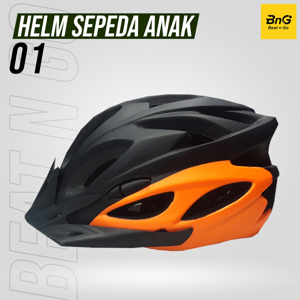 Beat n Go - Helm Sepeda Anak Karakter TYPE 01 - EPS Foam & PC Shell
