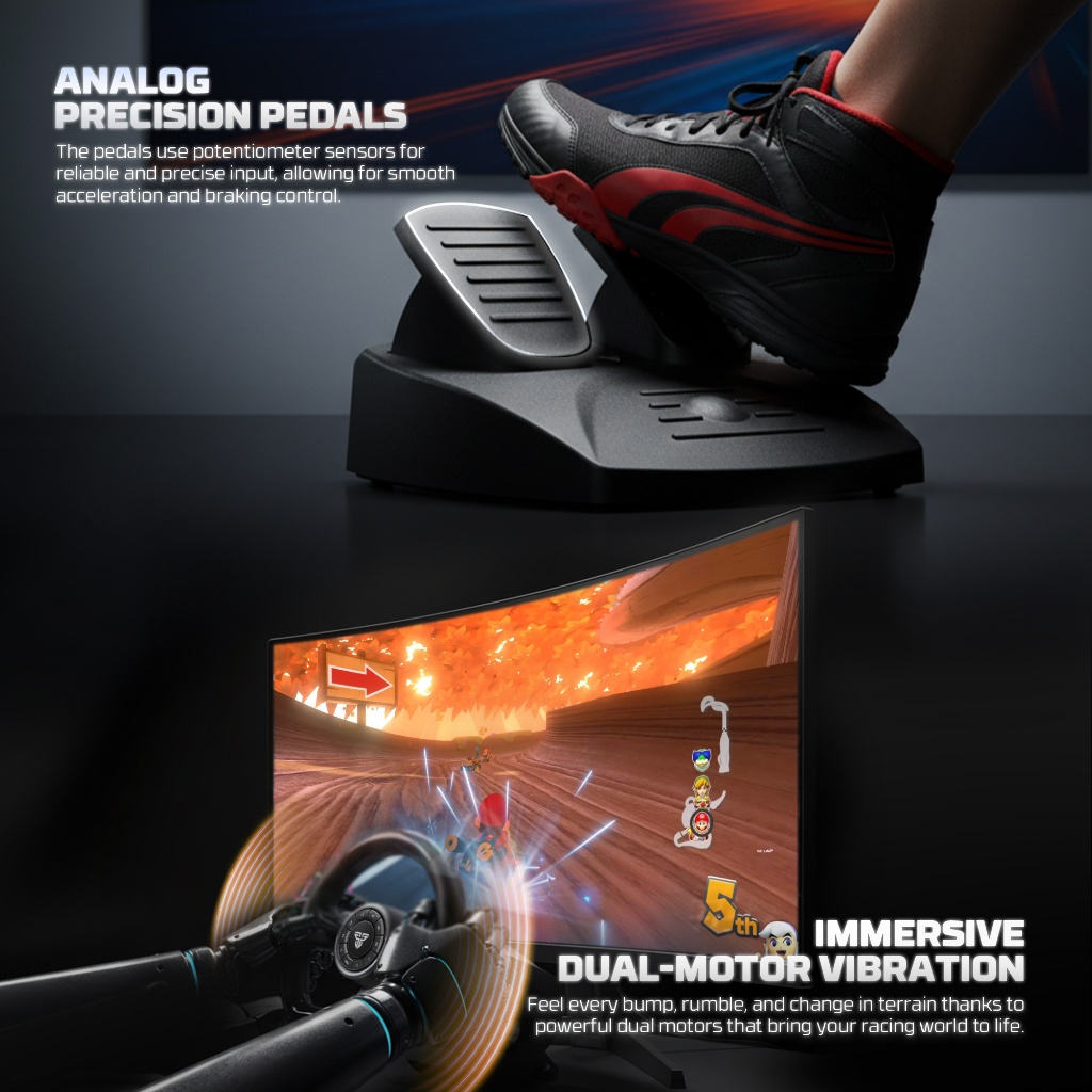 Fantech R2 / R 2 / R-2 Racing Steering Wheel Simulator - Gambar 4