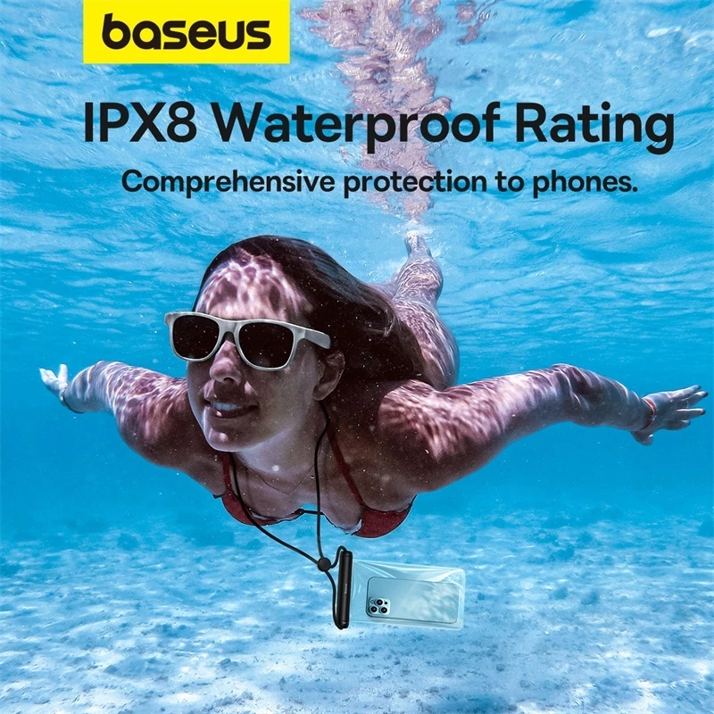 Baseus Water Proof Phone Bag Universal Protection Cover - Gambar 4