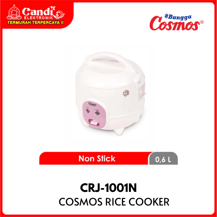 COSMOS Rice Cooker 0,6 Liter CRJ-1001N - Gambar 3