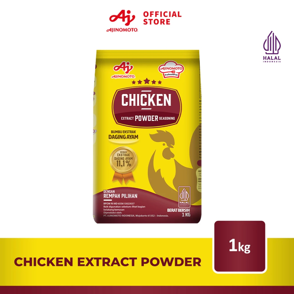 AJI-NO-MOTOÂ® Chicken Extract Powder Seasoning 1KG (1pc) - Bumbu Ekstrak Daging Ayam