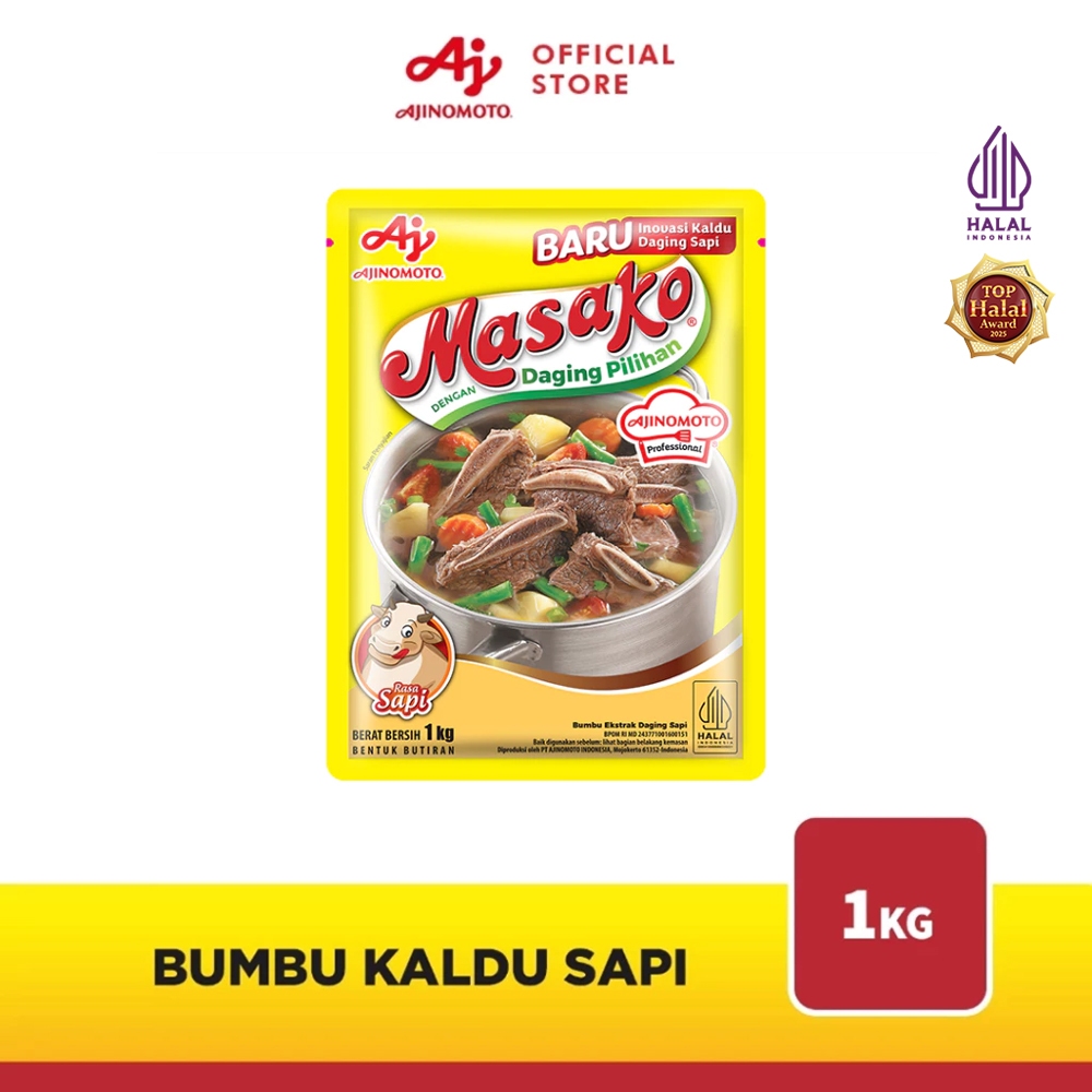MasakoÂ® Bumbu Kaldu Sapi 1KG Rasa Kuat Lezat