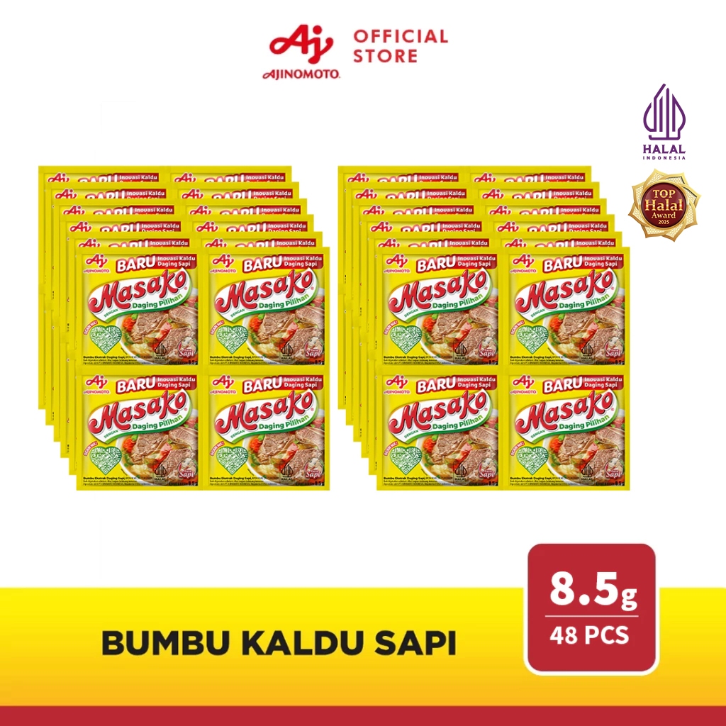 MasakoÂ® Bumbu Kaldu Sapi 48pcs Rasa Lezat
