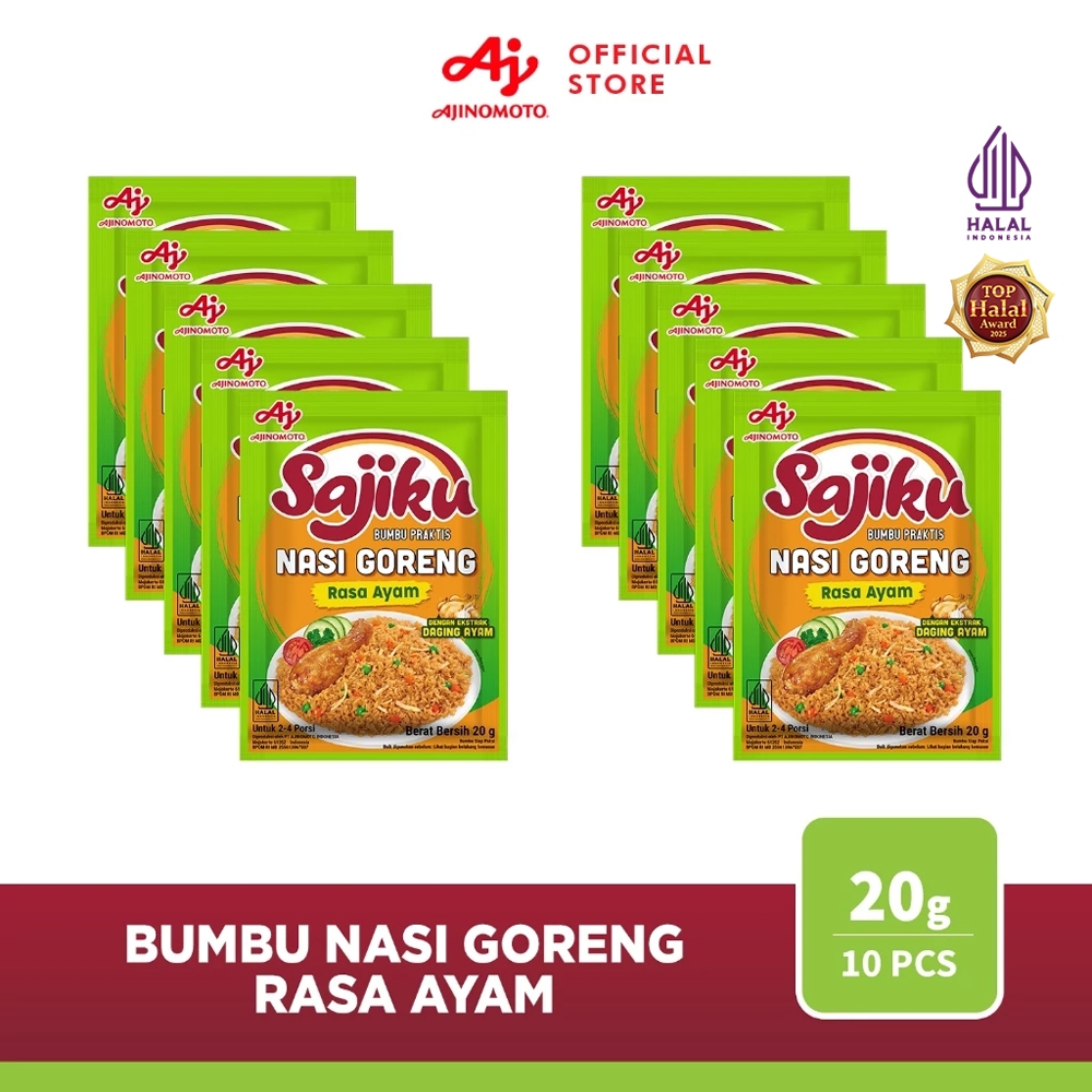 SajikuÂ® Bumbu Nasi Goreng Ayam 10pcs Lezat