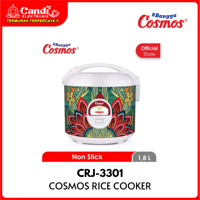 COSMOS Rice Cooker Magic Com 1,8 Liter CRJ-3301 - Gambar 3