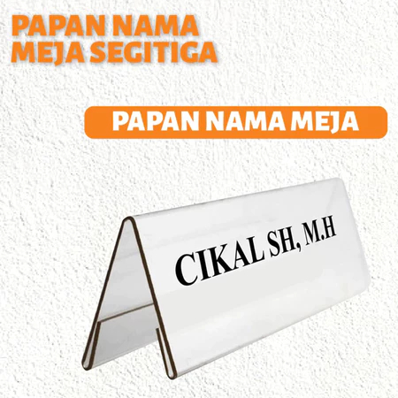 Acrylic Table Name Plate Acrylic Table Name Plate Office Display ...