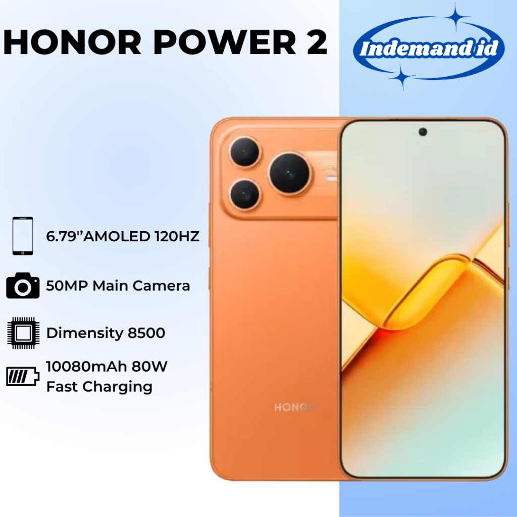 Honor Power 2 5G 6.79''AMOLED 120HZ Dimensity 8500 Elite 10080mAh 80W 50MP Camera