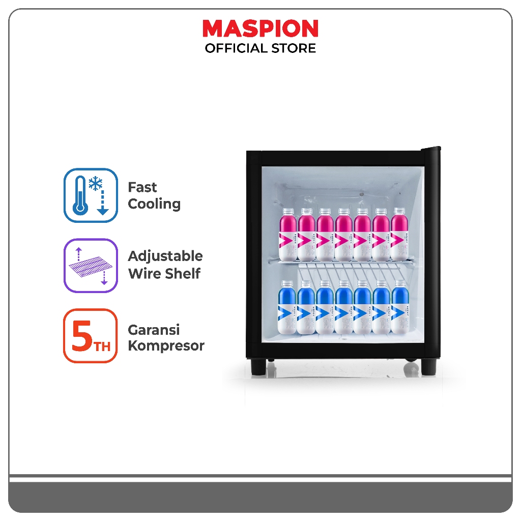 Maspion Lemari Pendingin Showcase 63 Liter USG-063