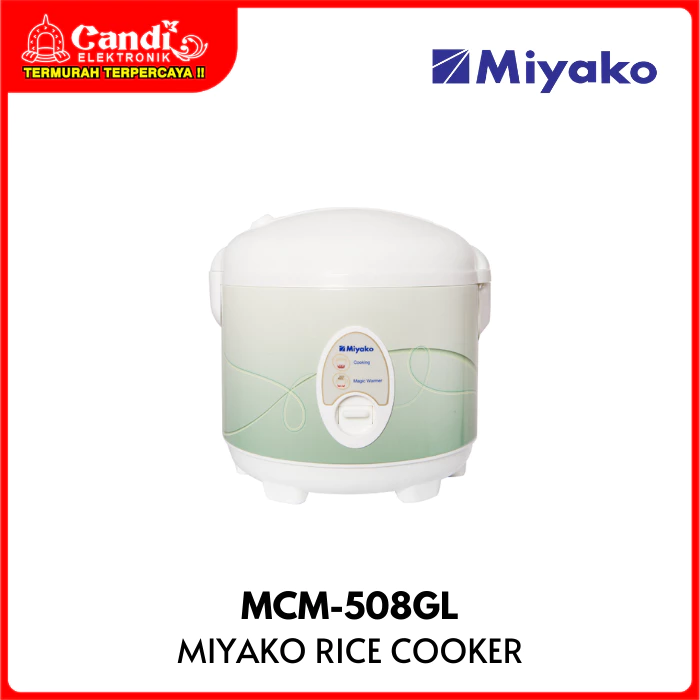 MIYAKO Magic Warmer Plus Rice Cooker 1,8 Liter 3in1Green Line MCM-508GL
