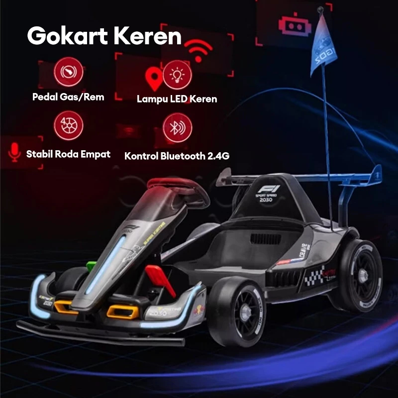 Magical Playtime Ride On Kart Lipat Aki MP3 3-8Y - Gambar 2