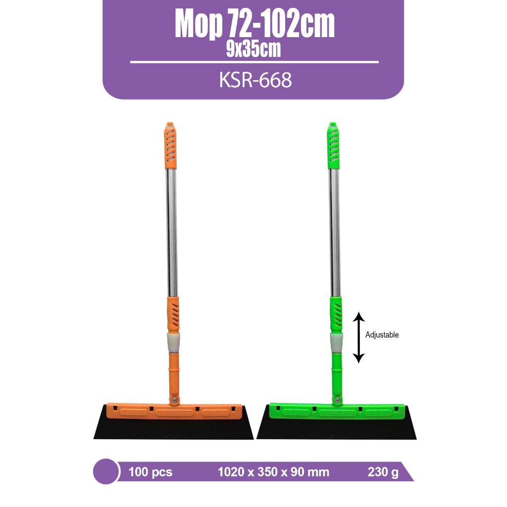 Alat Pel Tongkat Dorong Air Pembersih Lantai Adjustable 1 Meter - Gambar 2