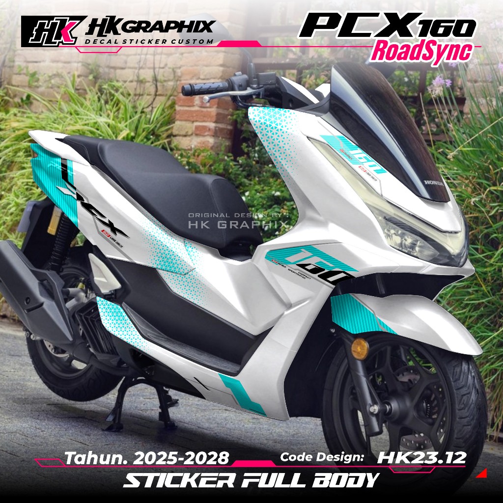Full Body Decal Sticker HONDA PCX 160 CBS ABS RoadSync 2025 2026 2027 ...
