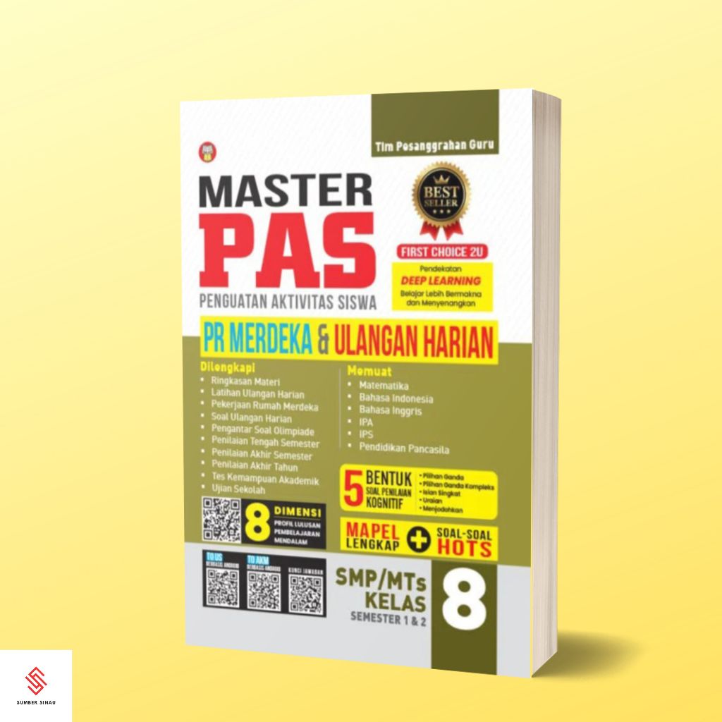 Master PAS PR and Daily Test Book for Junior High School, Junior High ...