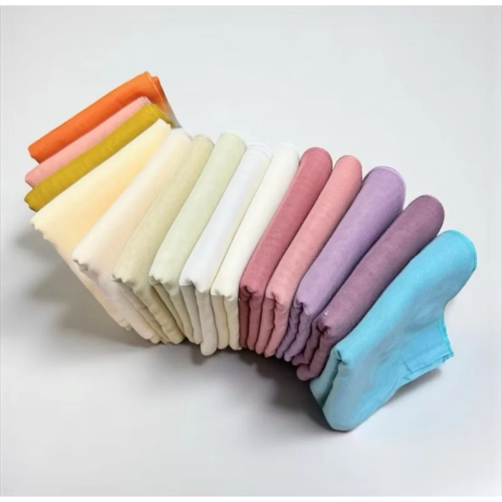Hijab Segi Empat Paris Jadul 20 Pcs Adem Lembut