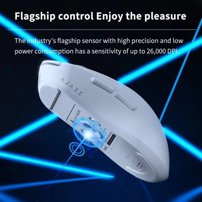 Ajazz AJ199 Max / AJ-199 Max Wireless Gaming Mouse 3in1 Connection - Gambar 4