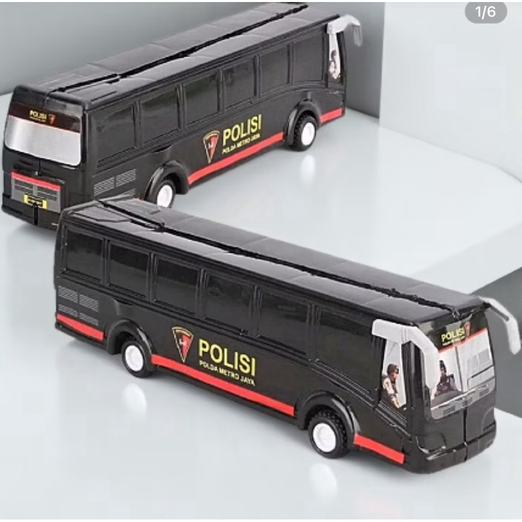 Mainan Minibus Polisi Anak Mainan Edukasi Anak