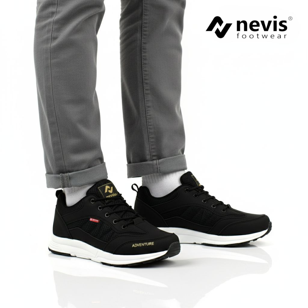 NEVIS Sepatu Sneakers Casual Pria Nvs 05 Kerja Sekolah Kuliah Outdoor Shoes Garvin - Gambar 3