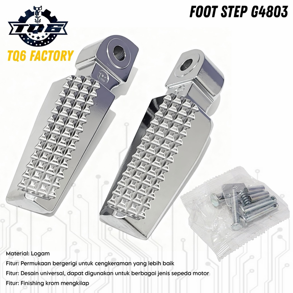 REAR FOOTSTEP IMPORTED UNIVERSAL PNP ALL AUTOMATIC MOTORCYCLES BEBEK ...