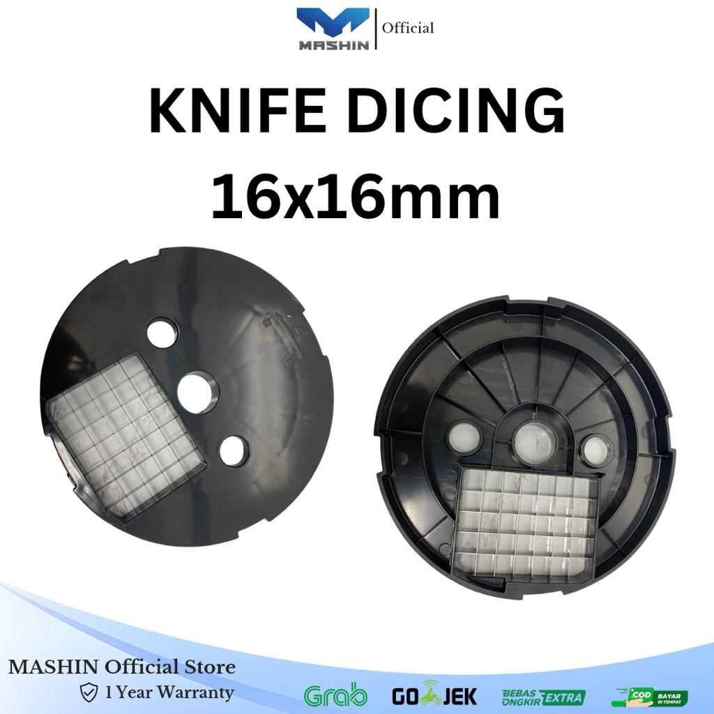 Mashin - Mata Pisau Untuk Mesin Potong Sayur Buah Slicing Shredding Dicing( Iris, Mustofa, Dadu) - Gambar 3