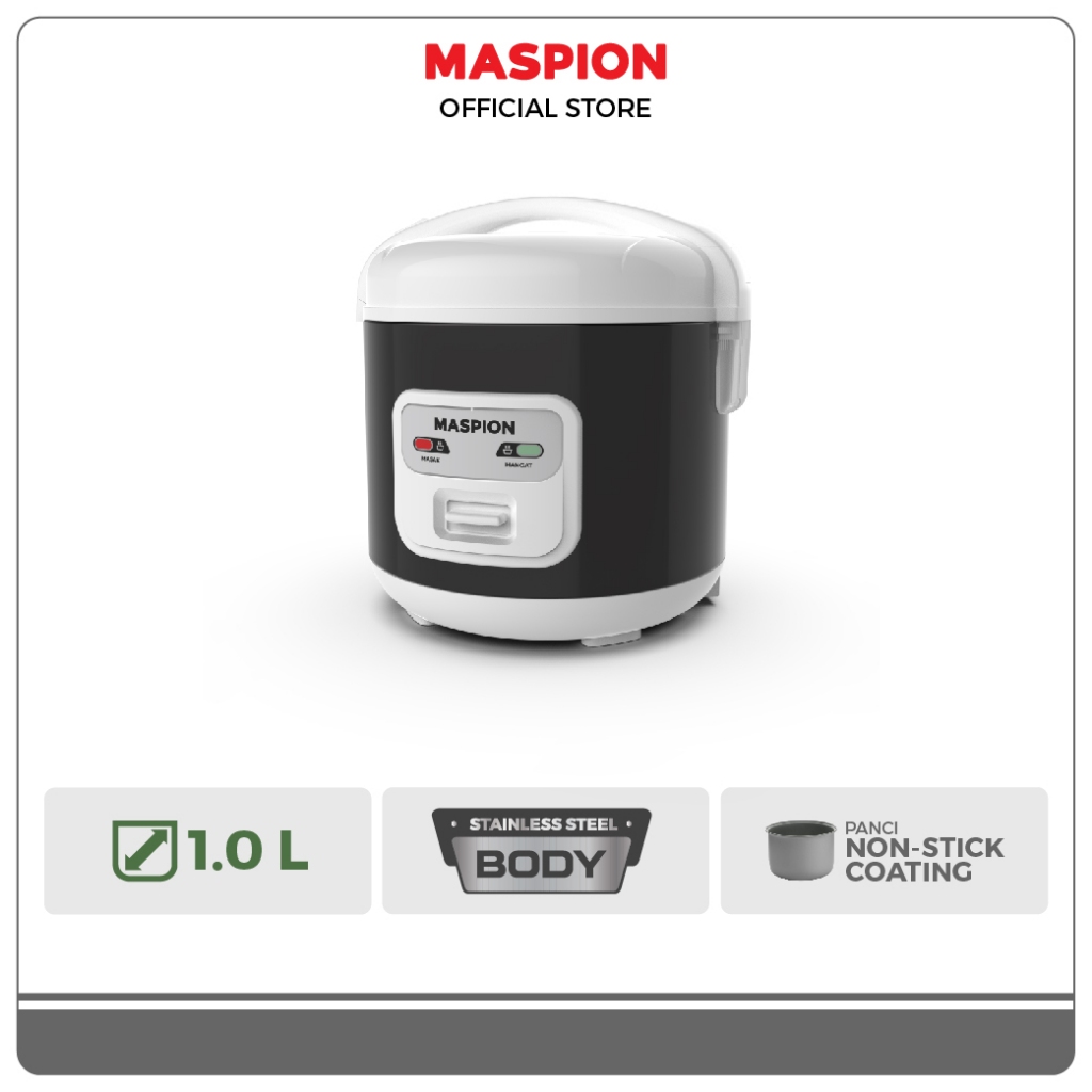 Maspion Rice Cooker Magic Com 1 Liter MRJ-1003 BS