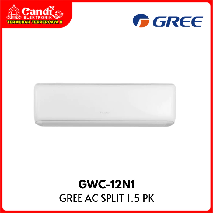 GREE Air Conditioner 1,5 PK AC Split Deluxe Standard GWC-12N1