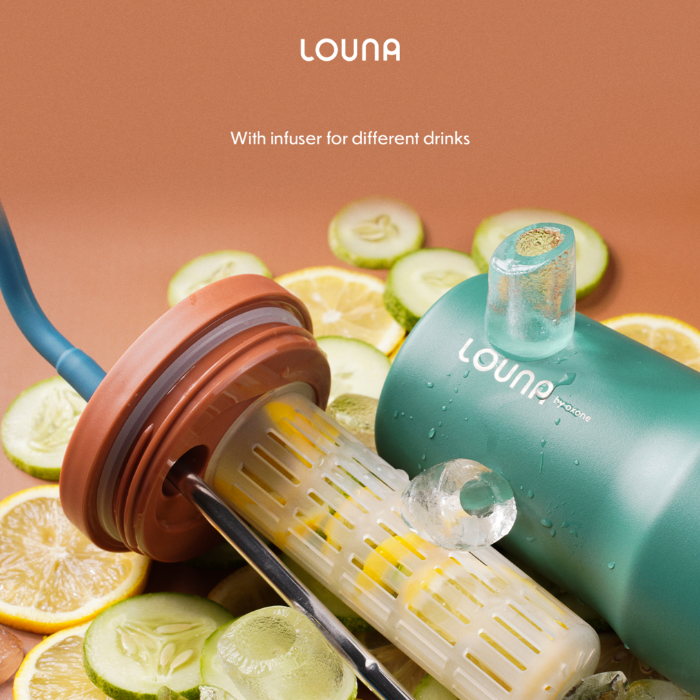 Louna LO311 Classic Tumblr – 1200ml (Ocean / Forest / Sorbet) - Gambar 3