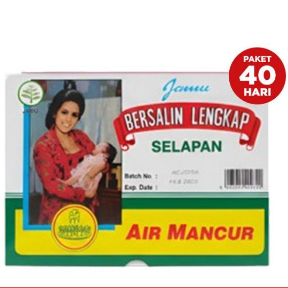 Air Mancur Jamu Serbuk Bersalin Lengkap Selapan 40 Hari Box - Melahirkan - Gambar 3