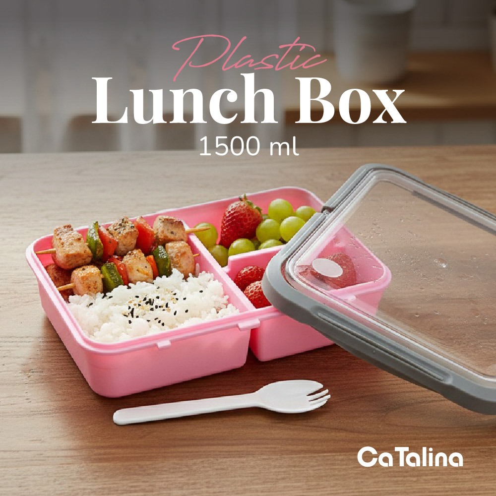 Lunch Box Kotak Makan Tepak Makan Anti Bocor Push Pull