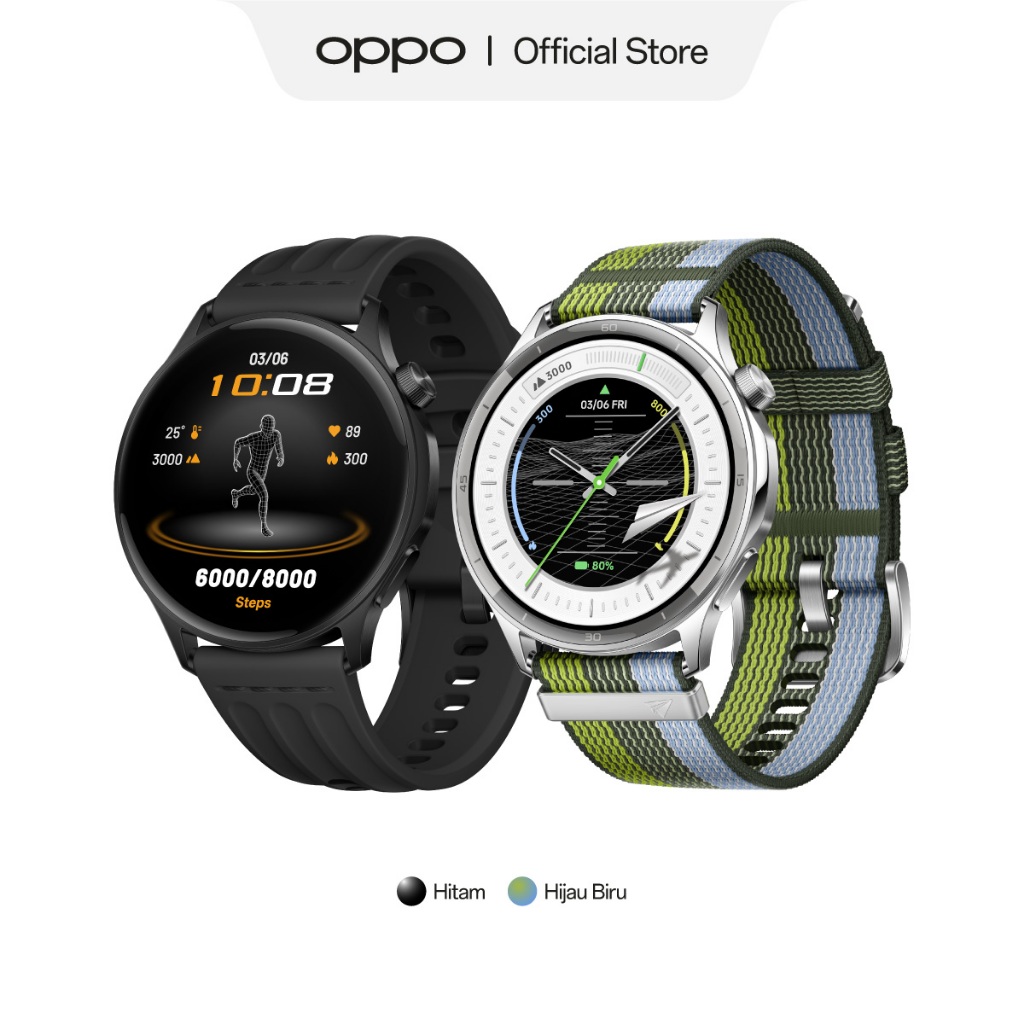 OPPO Watch S Smartwatch for Running, Fitness & Health [Ultra-slim Stainless Steel Design, Advanced Tracking for Major Workouts, 60s Wellness Overview] - Gambar 4