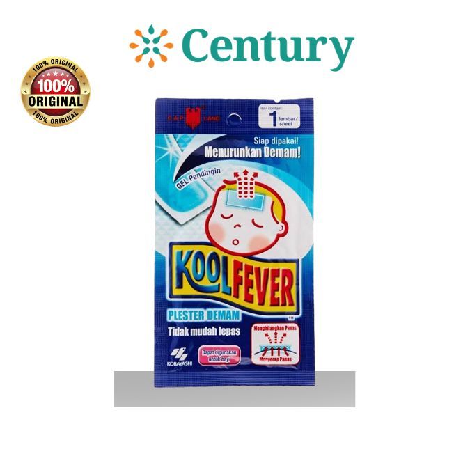 Kool Fever Kids 1 pcs / Kids Plester Kompres Demam Bayi Penurun Panas / Kool Fever/ Penurun Panas/ Plester - Gambar 2