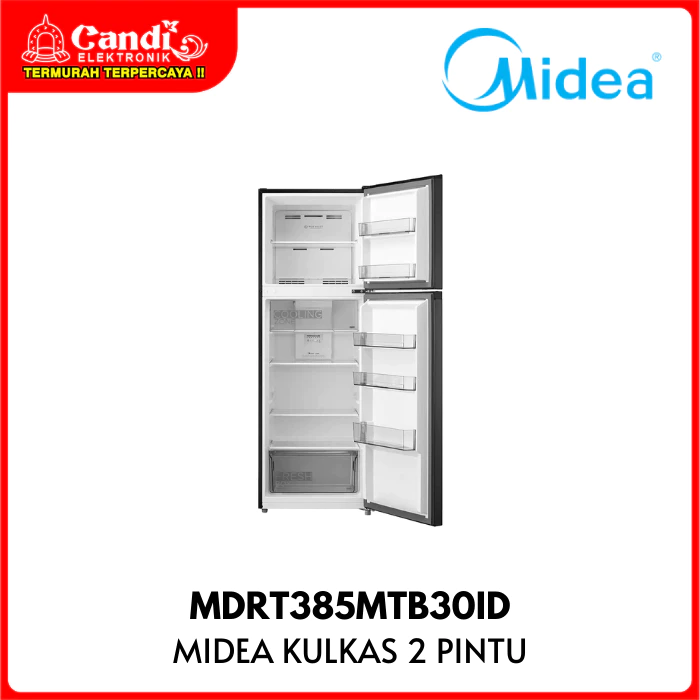 MIDEA MEET Kulkas 2 Pintu 266 Liter Multi Air Flow MDRT385MTB30ID - Gambar 4
