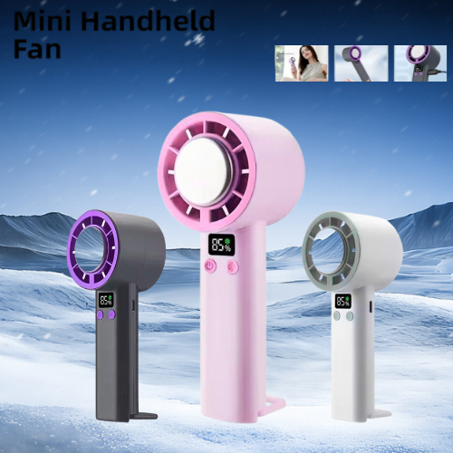 Kipas Mini Tangan 100 Speed Led Type-C Dingin